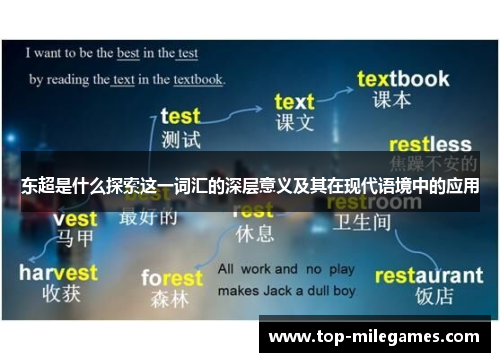 东超是什么探索这一词汇的深层意义及其在现代语境中的应用 东超是什么探索这一词汇的深层意义及其在现代语境中的应用