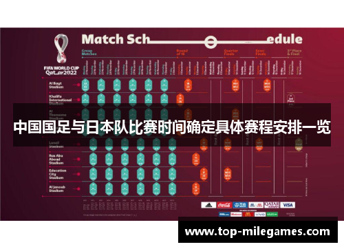 中国国足与日本队比赛时间确定具体赛程安排一览 中国国足与日本队比赛时间确定具体赛程安排一览
